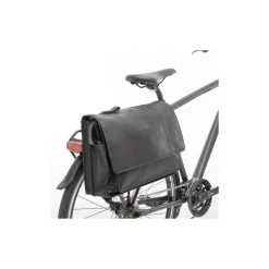 Sacoche Vélo Fellini En Cuir - New Looxs - 18 L -vélo Soldes Magasin sacoche velo fellini en cuir new looxs 18 l 3