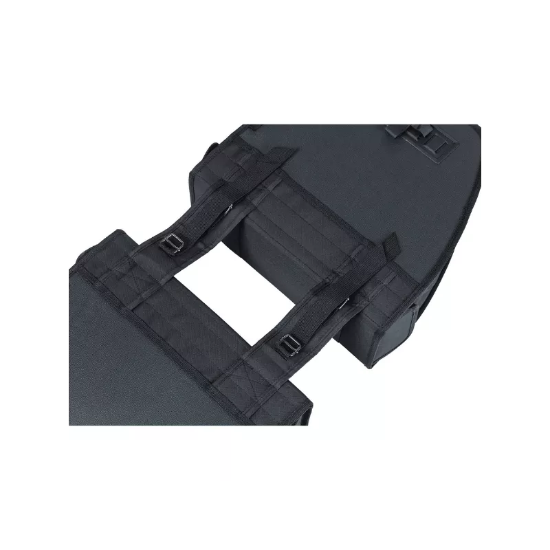 Tour Noir 28L - BASIL - Sacoche Vélo Double 2 Tour Noir 28L - BASIL - Sacoche Vélo Double – Image 2